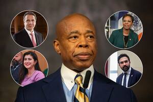 El actual alcalde de Nueva York, Eric Adams, llega a la contienda con bajos índices de popularidad y cuestionamientos sobre su gestión y ética