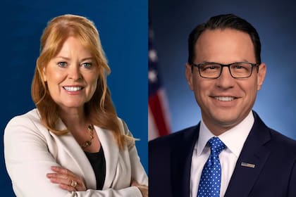 El actual gobernador de Pensilvania, Josh Shapiro, lleva una amplia ventaja sobre su rival Stacy Garrity de cara a las elecciones