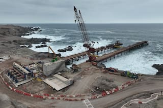 La megaobra argentina que lleva agua del mar a las minas de Chile ya está en funcionamiento