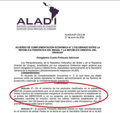 El acuerdo entre Brasil y Uruguay