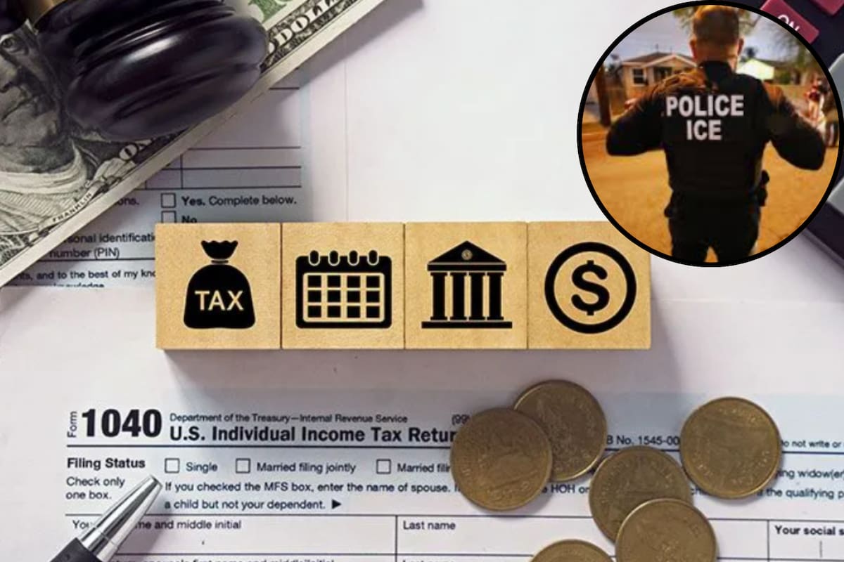 El acuerdo le permitiría a ICE verificar información fiscal de migrantes, lo que rompería con décadas de confidencialidad tributaria