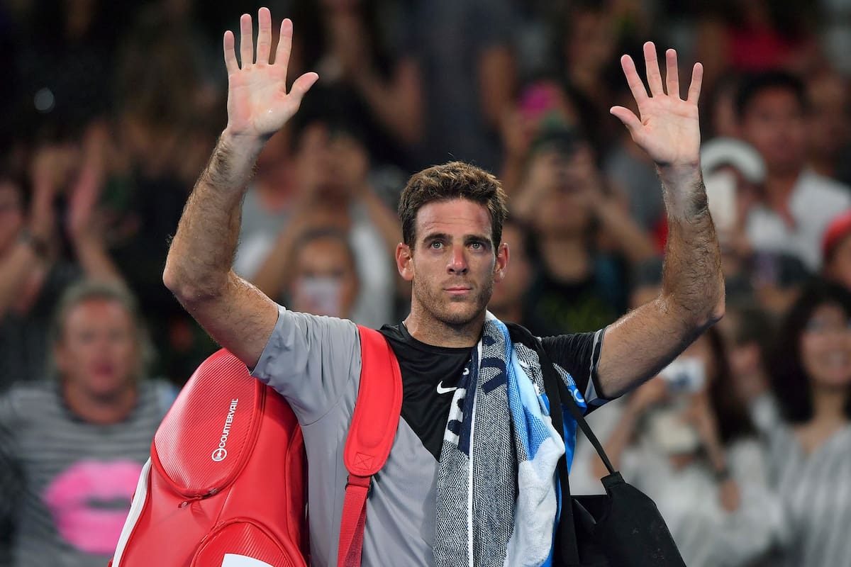 El adiós de Delpo al Abierto de Australia 2018
