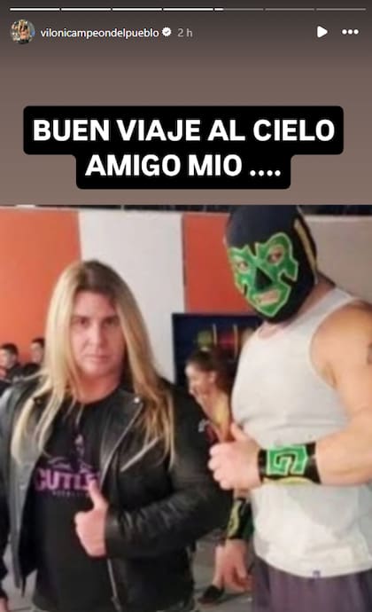 El adiós de Viloni en las redes sociales