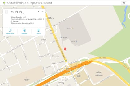 El administrador de dispositivos de Android puede ubicar un equipo desde cualquier navegador