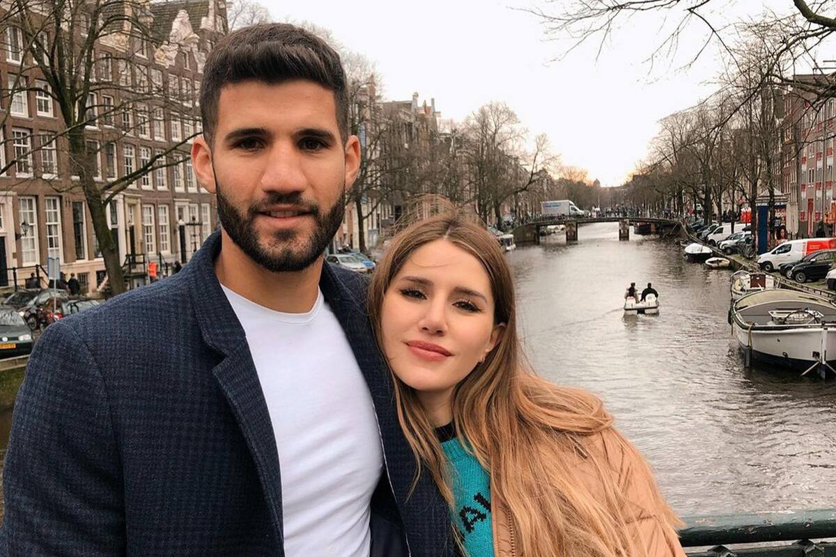 El adorno de Boca que Lisandro López le pintó a Micaela Tinelli en el cachete
