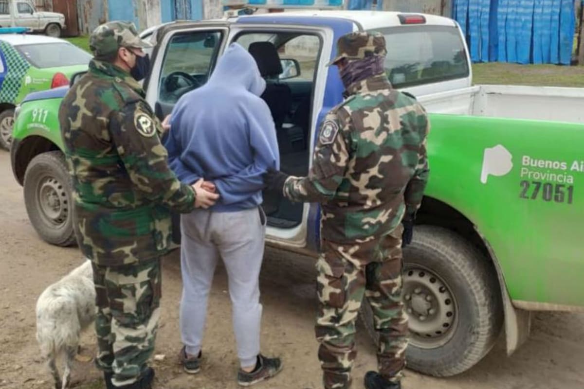 El adulto detenido en Gonzáles Chaves