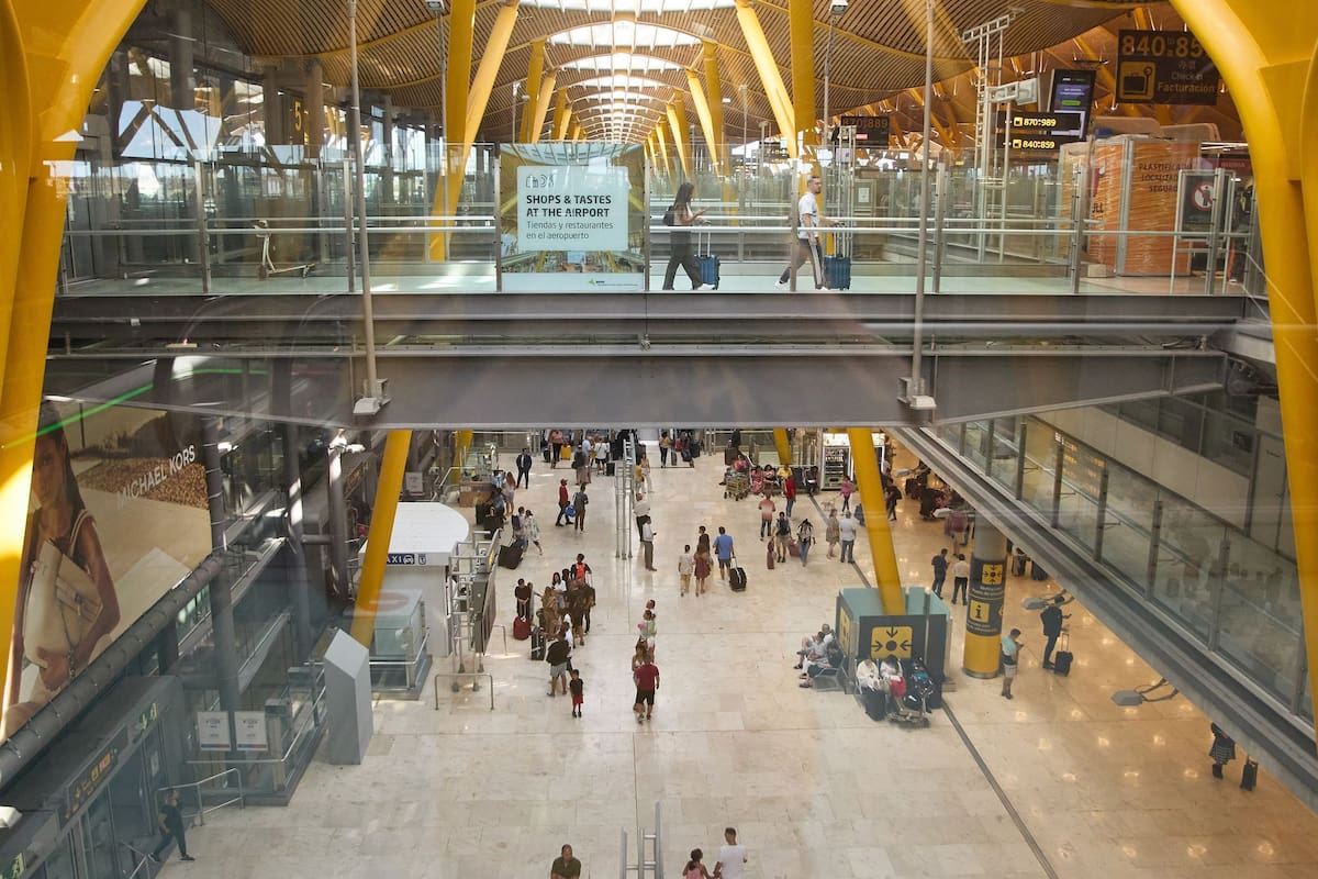 El Aeropuerto de Barajas, en Madrid