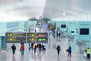 El aeropuerto de Barcelona El Prat