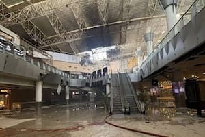 Así quedó el aeropuerto de Kuwait después del ataque con drones iraníes