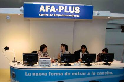 El AFA Plus, fallido intento por empadronar a los hinchas