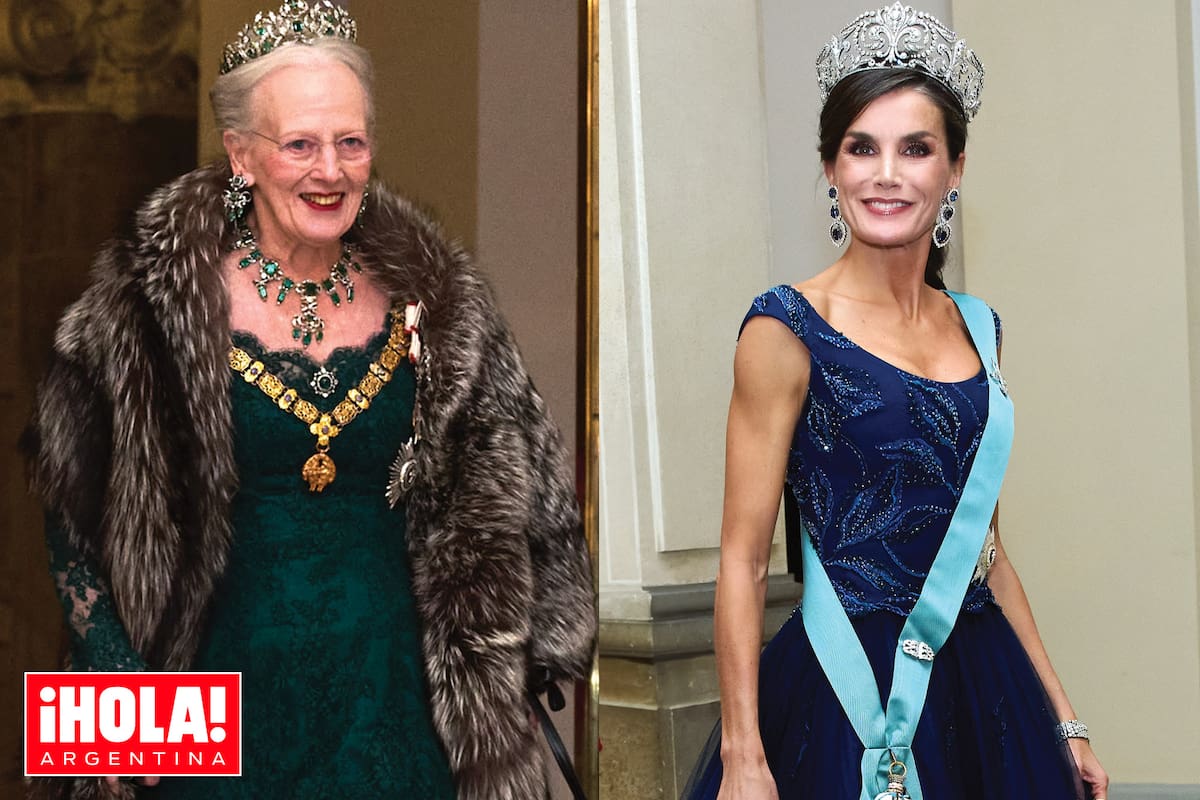El afectuoso encuentro entre las dos familas reales tuvo lugar en Copenhague, donde la soberana danesa -la más longeva de Europa- se lució como anfitriona.
