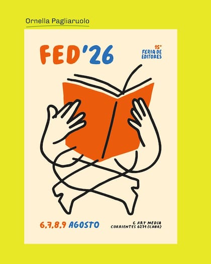 El afiche de la FED es obra de la ilustradora Ornella Pagliaruolo