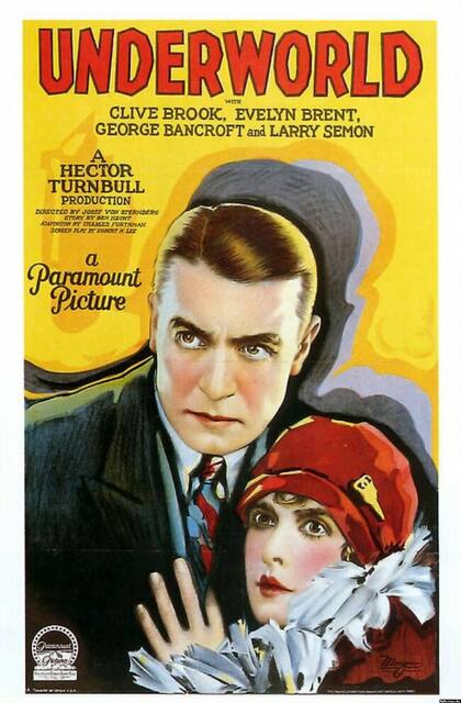 El afiche de La Ley del Hampa, de 1927