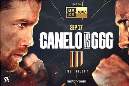 El afiche de la promoción de la pelea entre Canelo Álvarez y Gennady Golovkin; será el tercer combate entre ambos