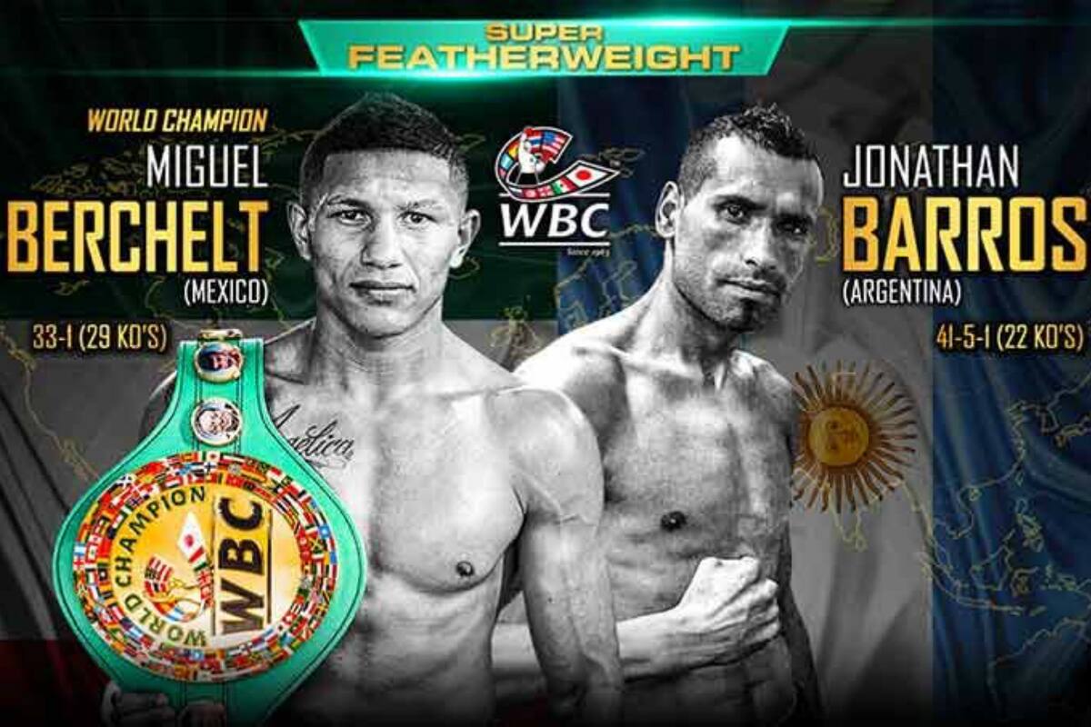 El afiche del combate de Jonathan Barros