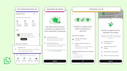 El agente puede entrenarse para dar las respuestas que el dueño del emprendimiento desee