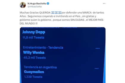 El agradecimiento de Basilotta por la defensa a Guaymallén de cientos de usuarios