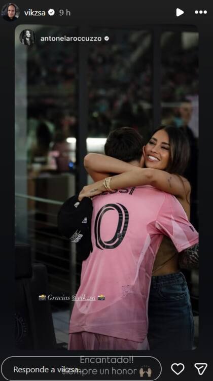 El agradecimiento de Vikzsa a Anto Roccuzzo