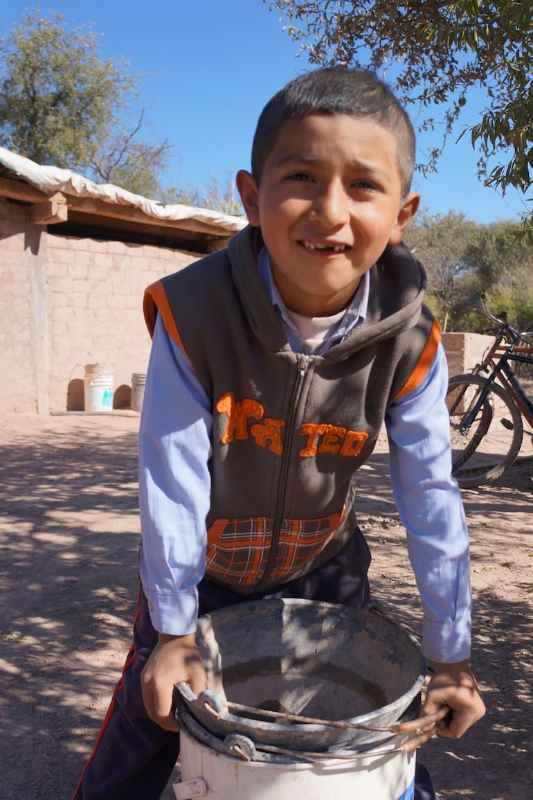 El agua no solo la necesitan para el consumo humano, sino también para lavar la comida y la ropa