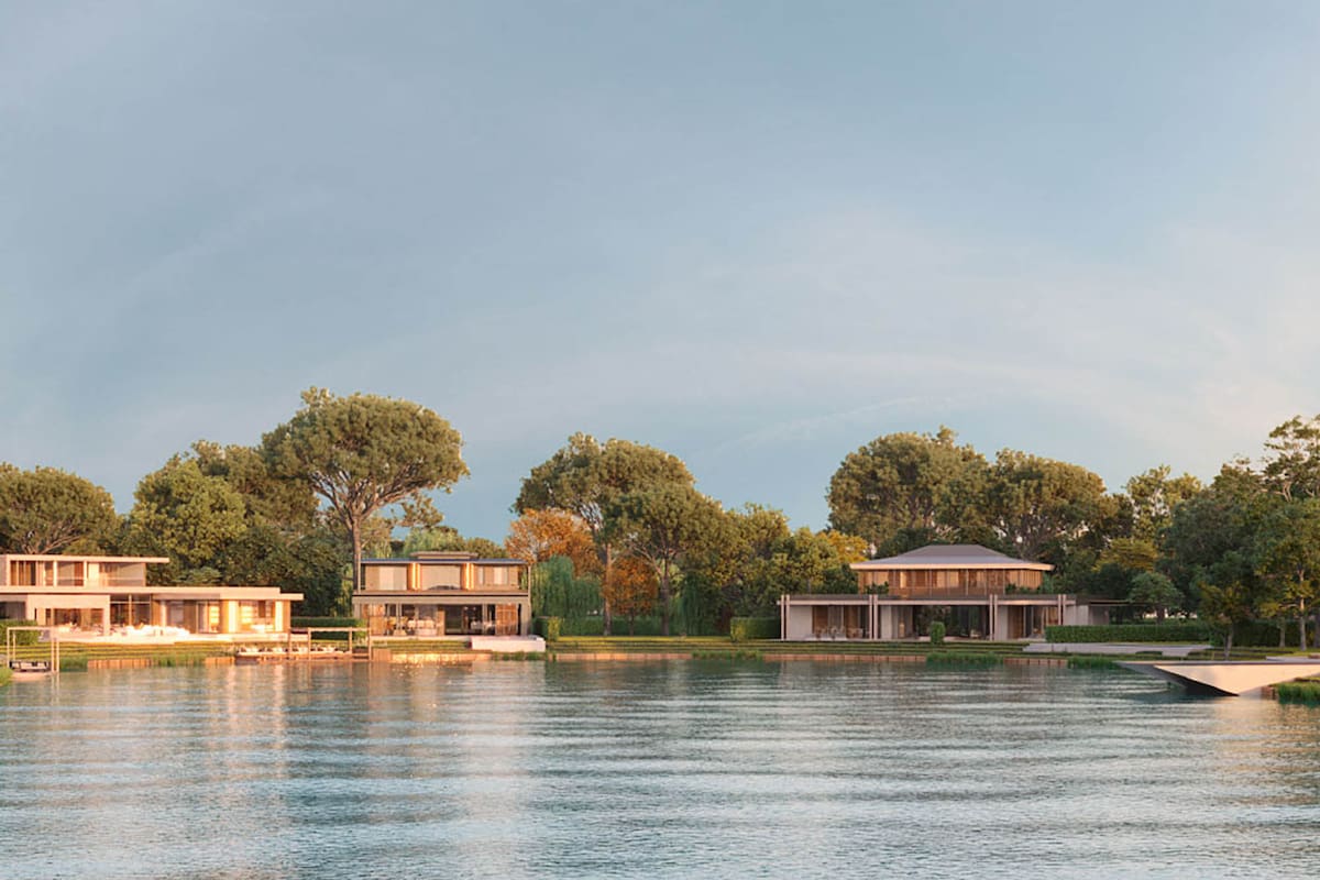 El agua, parte del el nuevo concepto de lujo de los emprendimientos ubicados en el verde