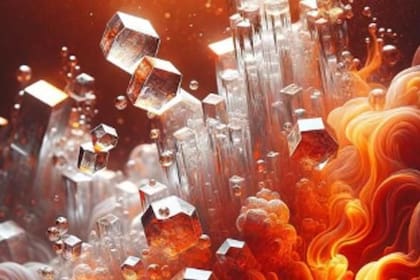 El agua que llega hasta el núcleo genera una potente reacción química