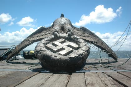 El águila del Graf Spee, hoy tasada en alrededor de 50 millones de dólares