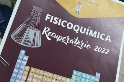 El álbum de portada del examen de fisicoquímica