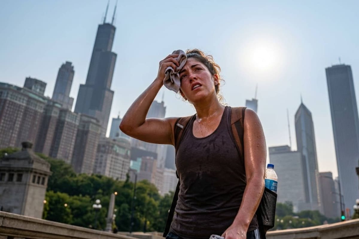 El alcalde de Chicago anunció medidas gubernamentales para enfrentar el calor extremo
