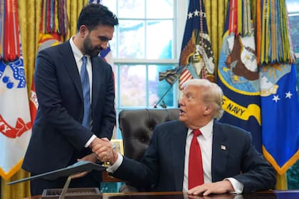 El alcalde de la ciudad de Nueva York, Zohran Mamdani, y el presidente Donald Trump, en la Casa Blanca