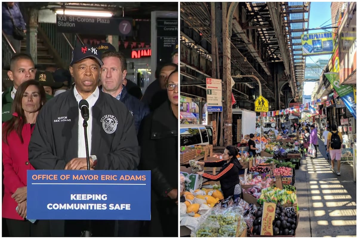 El alcalde de Nueva York, Eric Adams, anunció que la “Operación Restaurar Roosevelt” ya esta en marcha