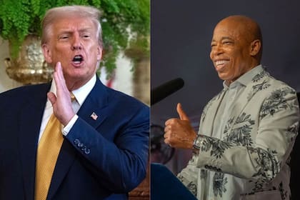 El alcalde de Nueva York, Eric Adams, hizo un elogio inesperado al presidente de EE.UU., Donald Trump