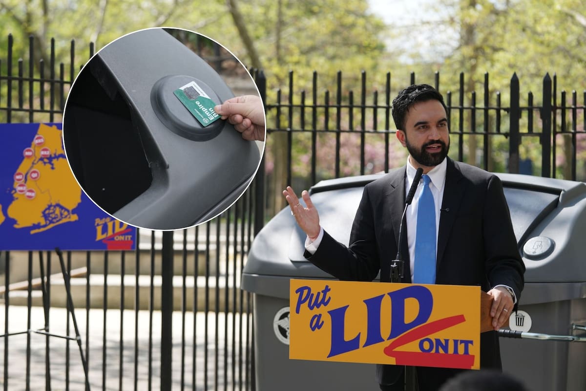 El alcalde de Nueva York, Zohran Mamdani, anunció cuáles serán los seis nuevos distritos que tendrán contenedores de basura