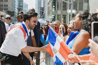 Mamdani recibió en su casa a los dominicanos y reforzó su compromiso