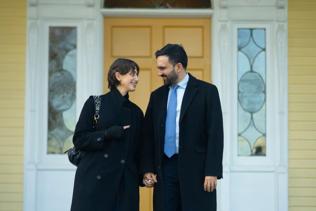 El alcalde Zohran Mamdani se tomó vacaciones junto a su esposa en una localidad cercana a la ciudad de Nueva York