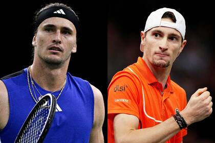 El alemán Alexander Zverev y el francés Ugo Humbert disputarán la final del Masters 1000 de París 2024 este domingo