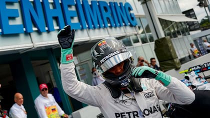 El alemán Nico Rosberg, el más veloz en su tierra