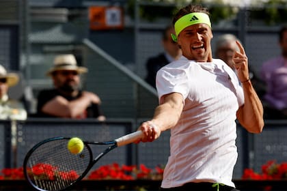 El alemán Zverev, N°2 del mundo, es el gran favorito a avanzar de ronda en el Masters 1000 de Roma