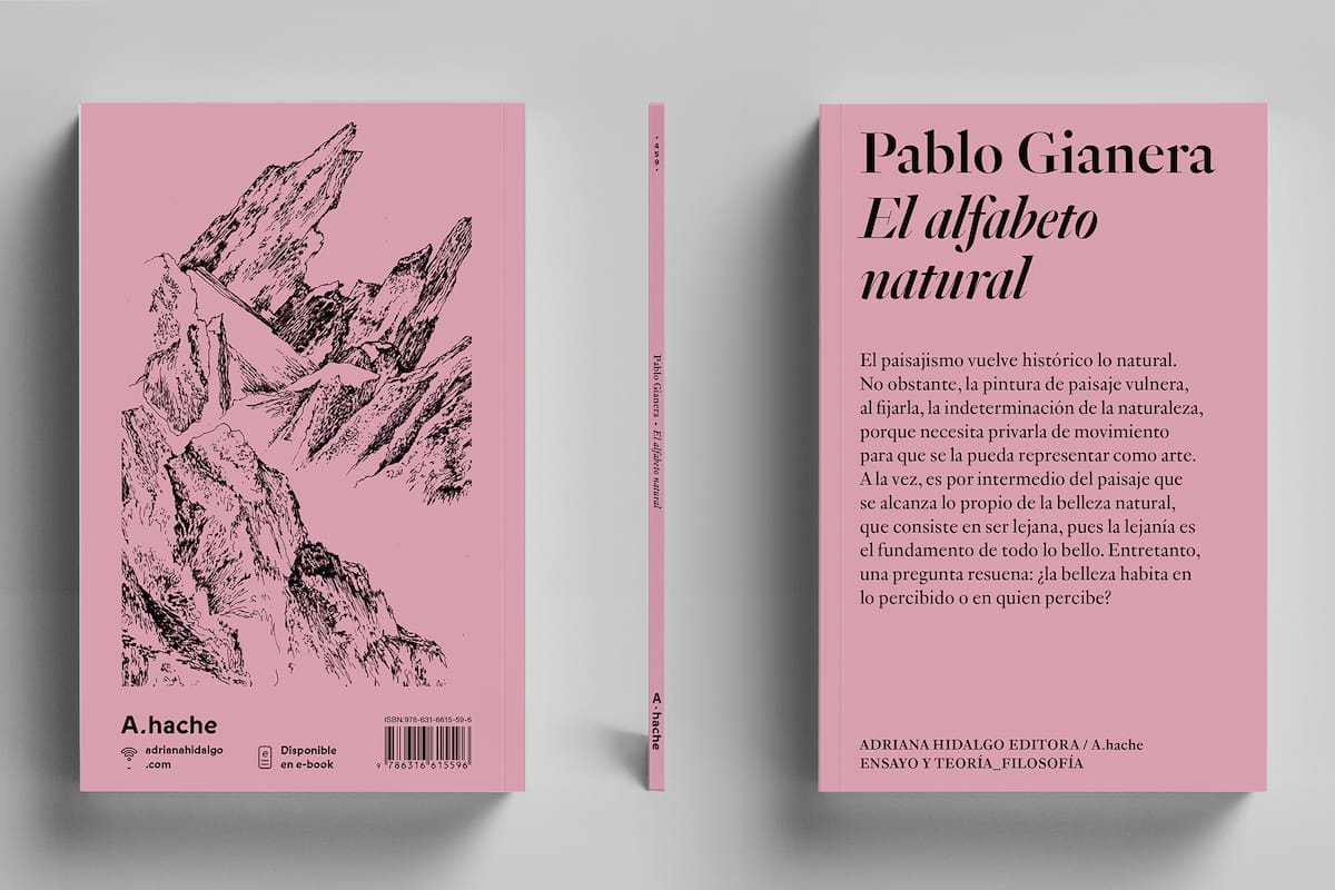 "El alfabeto natural", de Pablo Gianera (Adriana Hidalgo)