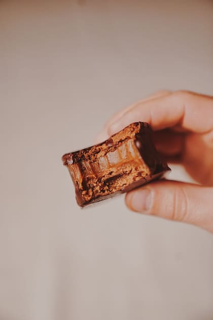 El alfajor cubierto de chocolate negro de Simkolate obtuvo la medalla de plata el año pasado en el Mundial del Alfajor