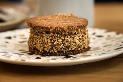 El alfajor de almendras de Merienda