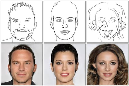 El algoritmo DeepFaceDrawing permite crear rostros fotorealistas a partir de algunos trazos hechos a mano alzada