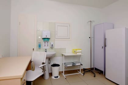 El allanamiento se realizó en un consultorio situado en avenida Díaz Vélez al 3600