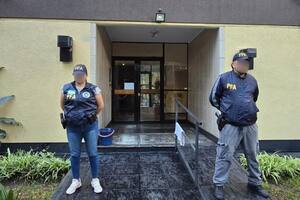 El allanamiento se realizó en un departamento ubicado en el barrio de San Cristóbal