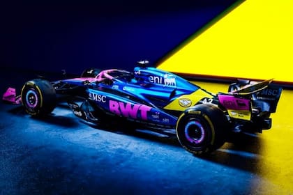 El Alpine de Franco Colapinto con el logo de Mercado Libre, para las próximas tres carreras en América