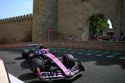 El Alpine de Franco, en Baku, en 2025; hoy el auto rinde mejor