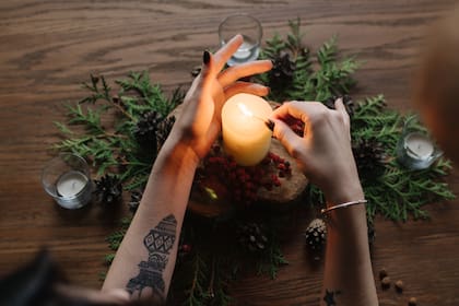El altar de luz atrae buena energía
