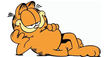 El amante de la lasagna es uno de los gatos animados más famosos del mundo