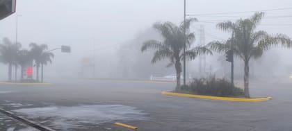 El AMBA amaneció con una gran niebla (X: @Juan_Hypnos)