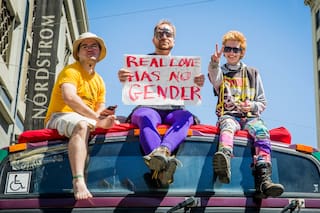 Postales del festejo del orgullo gay en San Francisco