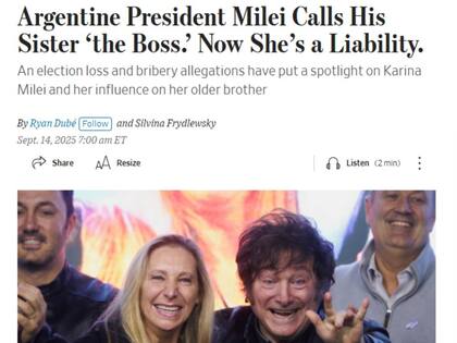 El analista Andrés Malamud la calificó como “a liability” para el medio norteamericano